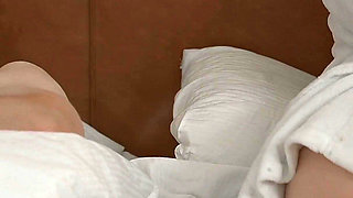 Why Step Mom Catches Step Son Watching Stepmom Porn in Share Bed - Will He Help Her Cum?
