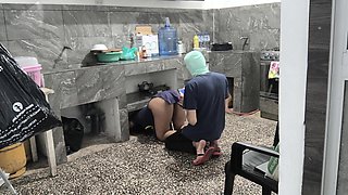 I Caressed the Cook's Buttocks with My Penis. I Fantasize About Fucking Her One Day