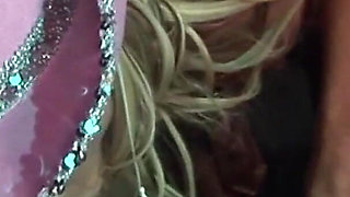 Slutty Danielle Derek films her sex in the club