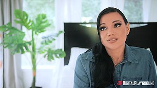 Alluring temptress Mona Azar horny sex scene