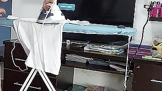 Sexy Wife Doing Chores in the House Naked