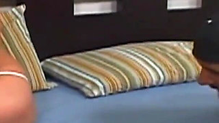 Busty big ass babe with tattoos fucked and milked from BBC on the bed