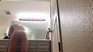 after shower, from behind and below - do you like this angle?