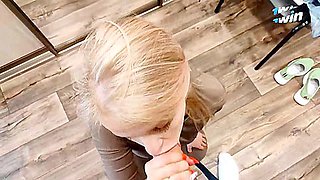 Wow, I met a milf who's a full nymphomaniac. She dragged me to her place and made me jism in her dirty pussy.