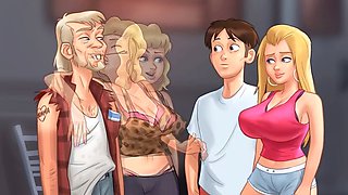 Animated adventures of sexy funbags in wild cartoon tales