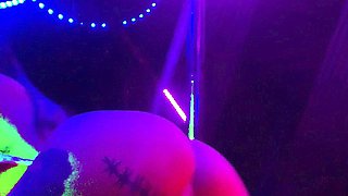 Amateur striptease and Solo masturbation