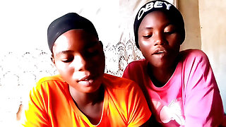 With my friend
