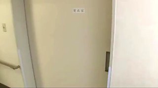 Japanese nurse fucked in locker room