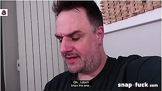 Naughty Hookup: French Fat Man Has Hot Sex Date With Horny Blonde Babe