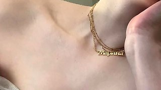 Jessy funny amateur teen brunette toying