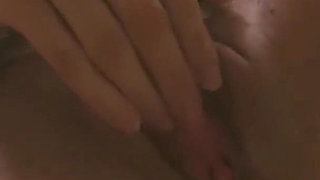 Sexy Girl with Natural Tits, Masturbate Until Squirt Before Take a Shower