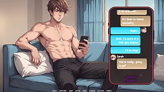 Visual novel, club, 3d animation