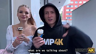 Hunt4k. blondie naomi love tempted a prosperous boy with her massive Natural Tits in front of her boyfriend