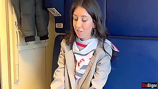 Train Conductor Caught Passenger Jerking Off, But Wasnt Confused And Jumped On His Cock 30 Min