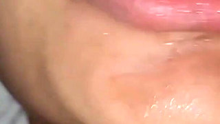 Giving Yellow Piss to My Slave and Making Her Swallow Cum Through Her Nose