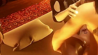 Lucky Solider Fuck 2 Beauty Lord's Wife - 3D Animation Hentai