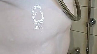 Fucking, Pissing and See-Through T-shirt in the shower. Big Tits Mature BBW Milf Pussy Various Compilation