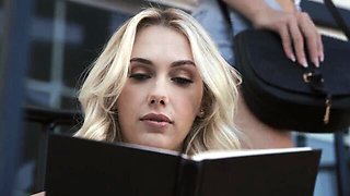 Eating out porn with gambling Sky Pierce and Kylie Rocket from Bellesa Films