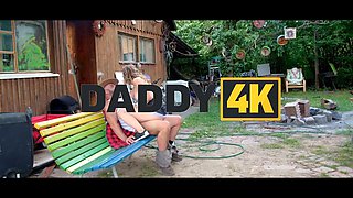 DADDY4K. Lowkey stepson didnt know how his fiancee is good in sucking his Daddys cock