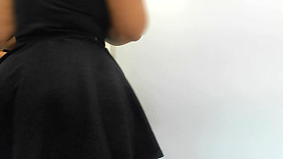 HOT PUBLIC BATHROOM WITH BBW ASS