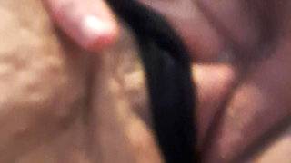 Wet Black Panties
