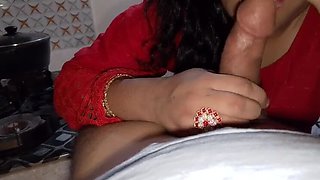 Desi Sister-in-Law Fucked Hard by Brother-in-Law in Kitchen - First Time Rough Sex