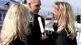 Classy Blonde Babe Got to Play with a Dude on Casting