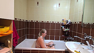 Big Natural Tits BBW - Shower and Shave