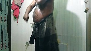 Step Sister Sucks Stepbrother's Cock and Swallows Cum in Shower - Nura443 Asian Blowjob
