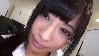 JAV888 Kurumi Chino sucks her bosses cock