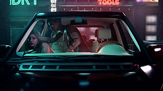 Amazonium Delicious Hard Sex in the Car Intense Pleasure Sweet Hot Ass Swallowing Big Dick Intense Hard Sex Buttocks Sweet Slave