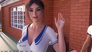 Hentai tennis action with a sex toy in a wild animated adventure