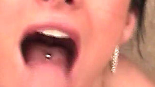 First Time Porn: Hot Blonde Allows Deepthroat, Anal and Cum in Mouth!