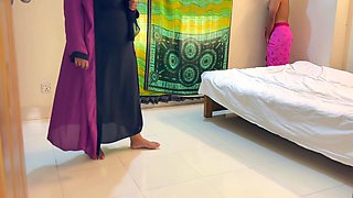 Stepson Enters Arabian Stepmom's Room & Ties Her Hand Then Gives Rough Fuck & Cum Wild on Her Face - Big Ass & Huge Boobs MILF