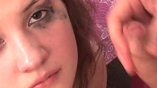 Innocent got her throat drilled for the first time