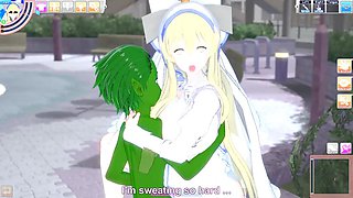 Swordmaidengoblin slayerfucked in park
