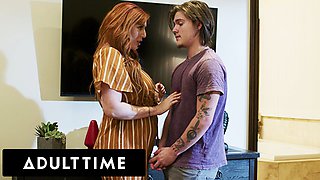 ADULT TIME - Big Naturals MILF Lauren Phillips Teaches Her Disobedient Stepson How To Fuck PROPERLY!