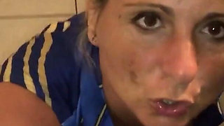 Sex in the camping shower