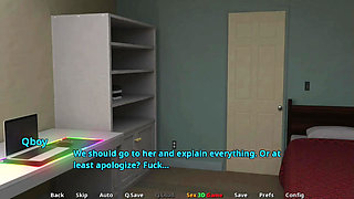Hot Stepmom making herself Pleasure inside bed room, watching by Stepson