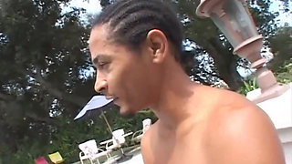 Hot Ebony in the Swim!