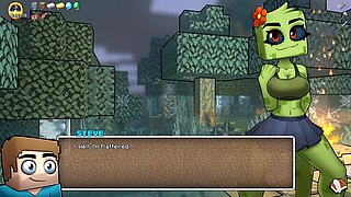 Minecraft-themed adult animation featuring sexy adventures in HornyCraft