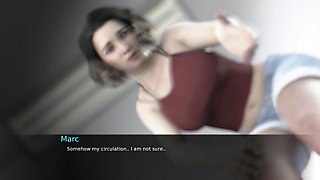 A Ghostly Desire Ep 3 Marc Helped Dayna Set up the Folding Table