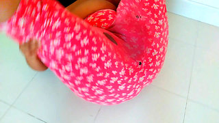 Busty Muslim Arab College Girl Seduces Trainer in Exercise Room by Sexy Style Workout Then Trainer Gets Hot & Fuck Her Pussy