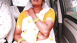 Indian maid car sex. The beautiful maid with owner long drive telugu dirty talks.part -1