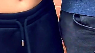 Hijab Sex in a Train Station Restroom