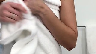 Curly Blonde Teen Records Solo Dildo Masturbation More at