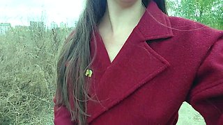 Nude Walk in the Park - Teen Girl's Solo BDSM Adventure