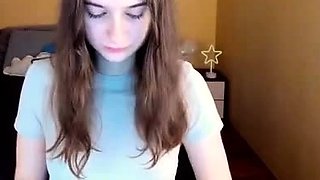 Brunette Solo Webcam Masturbation