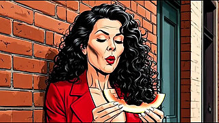 Casting for a 40-year-old Sexy Slut. Cartoon. MILF Black Stockings