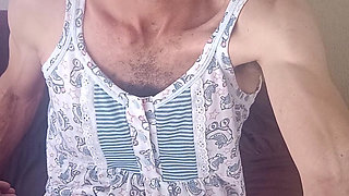 Jerking off in the Living Room Until I Cum